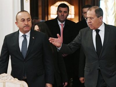 Министры иностранных дел России и Турции Сергей Лавров и Мевлют Чавушоглу. Фото: sputnik.az Министры иностранных дел России и Турции Сергей Лавров и Мевлют Чавушоглу. Фото: sputnik.az