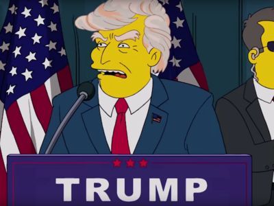 Образ Д.Трампа в сериале "Симпсоны". Образ Д.Трампа в сериале "Симпсоны".