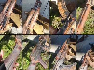 Ржавые автоматы, выданные мобилизованным в Приморье. Фото: theins.ru Ржавые автоматы, выданные мобилизованным в Приморье. Фото: theins.ru